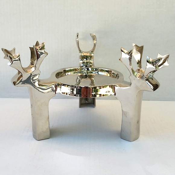 Other - HOLIDAY REINDEER PILLAR CANDLE HOLDER